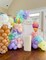 Pastel Balloon Arch Garland Kit, 130PCS Ice Cream Rainbow Balloon Arch with Candy & Ice Cream Foil Balloons for Birthday, Baby Shower, Gender Reveal & Dessert Party Decorations
